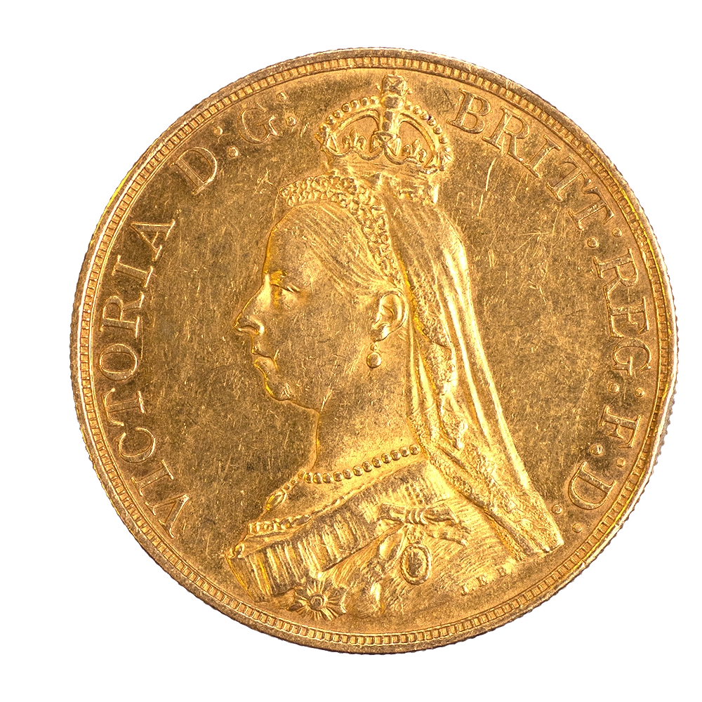 Royaume-Uni-Victoria II-5 Pounds 1887 Londres
