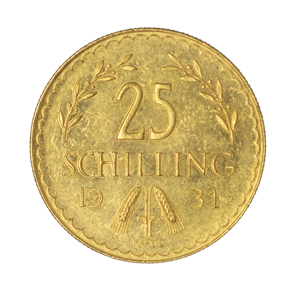 Pièce de monnaie : Autriche-République-25 schillings 1931 Vienne