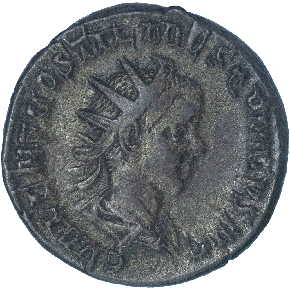Pièce de monnaie : Antoninien d'Hostilien 250-251 Rome