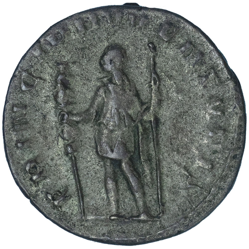 Pièce de monnaie : Antoninien d'Hostilien 250-251 Rome
