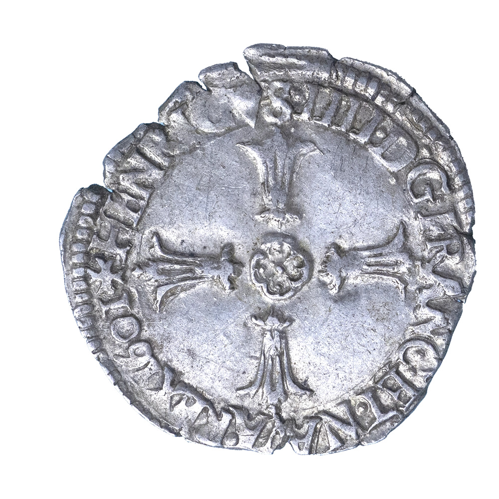 Pièce de monnaie : Henri IV 1/8 ème d'Écu 1601 Nantes