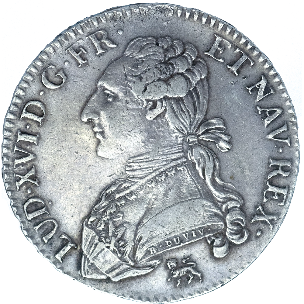 Pièce de monnaie : Louis XVI-Demi écu aux branches d'olivier 1791 Paris