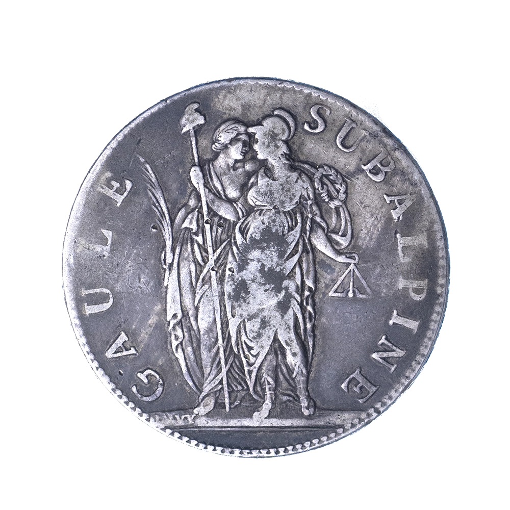 Pièce de monnaie : Italie-Gaule Subalpine-5 Francs an 9 (1800) Turin