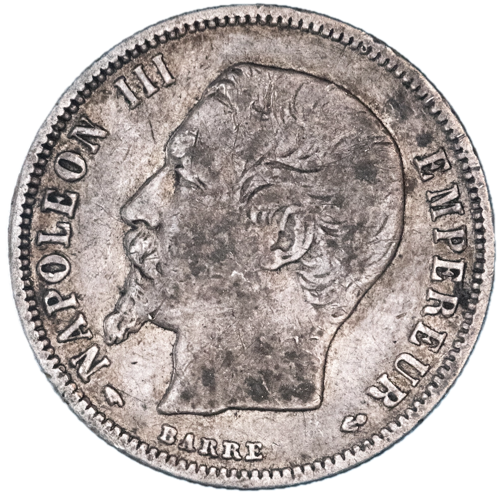 Second-Empire-Napoleon III 50 centimes 1856 Paris