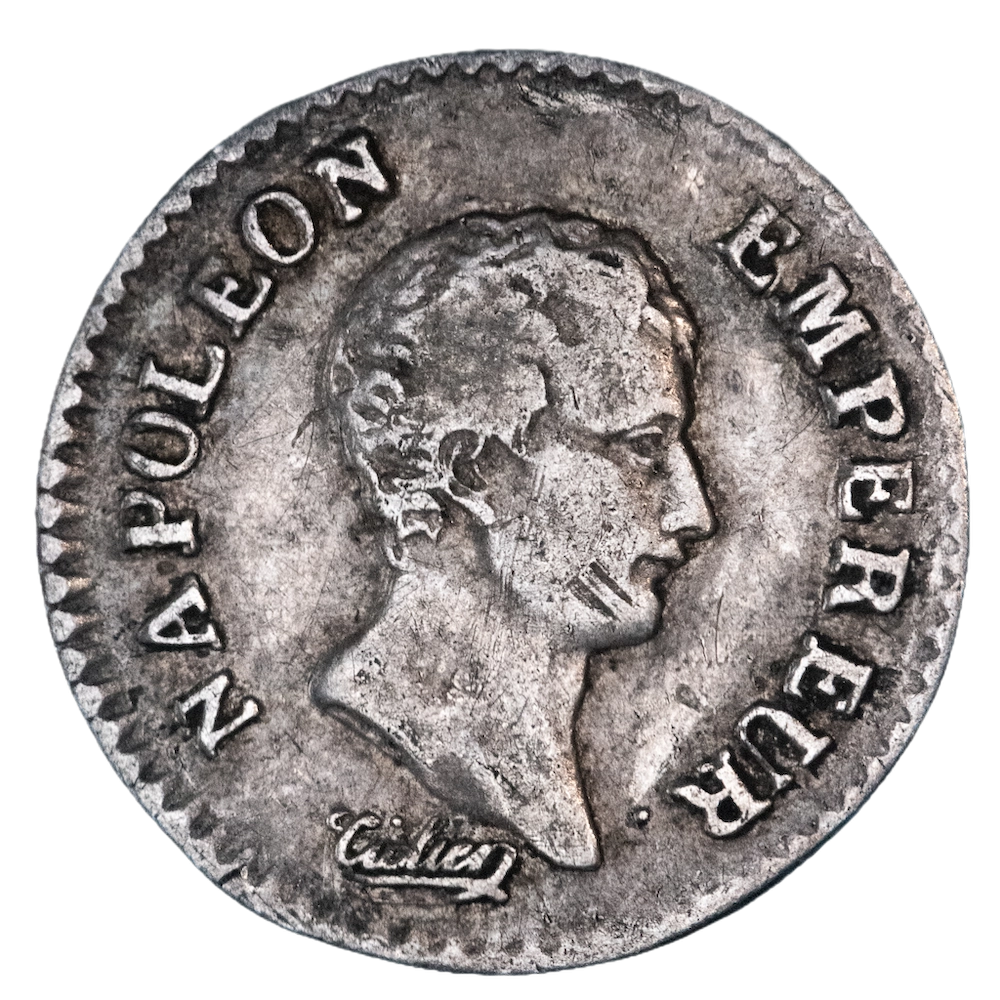 Napoléon 1er quart de franc An 13 (1804) Paris