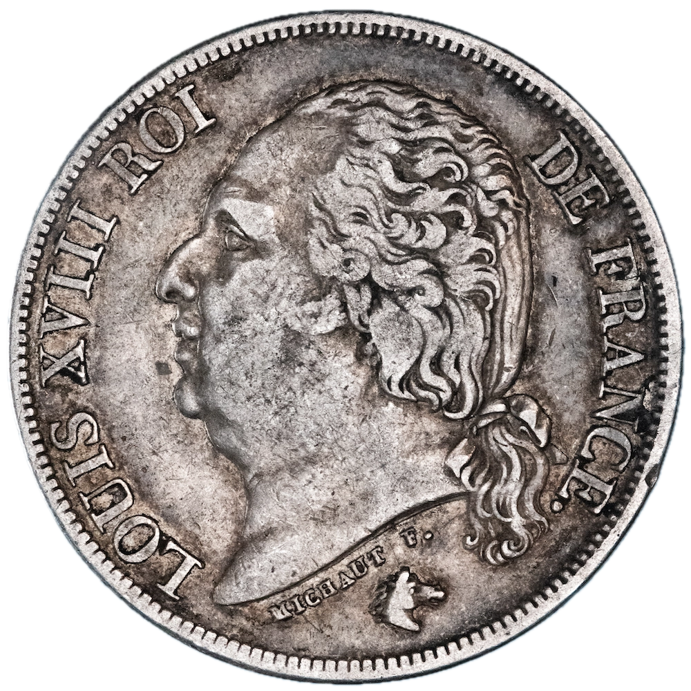 Pièce de monnaie : Louis XVIII-2 Francs 1816 Paris