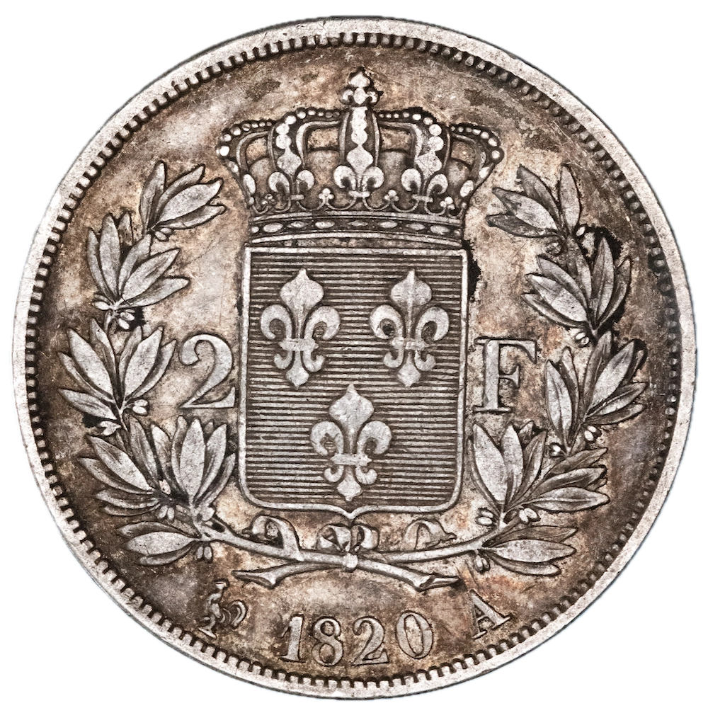 Pièce de monnaie : Louis XVIII-2 Francs 1816 Paris